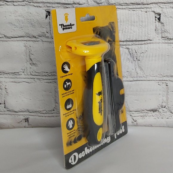 'THUNDER-PAWS' DOG PROFESSIONAL DESHEDDING TOOL COMPLETE GROOMING SYSTEM - Picture 2 of 16